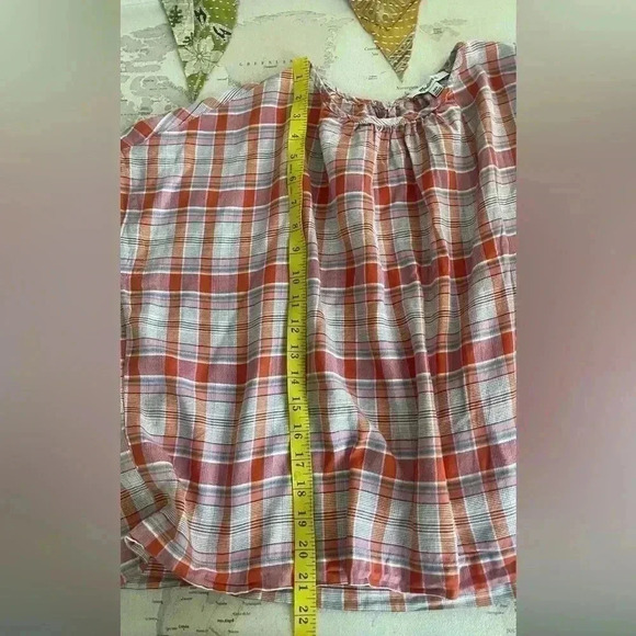 Madewell XXS Plaid Boxy Top - Picture 10 of 10